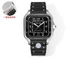 THB Factory Cartier Santos Middle East Version Tape Black Steel Case Diameter 39.8mm watch